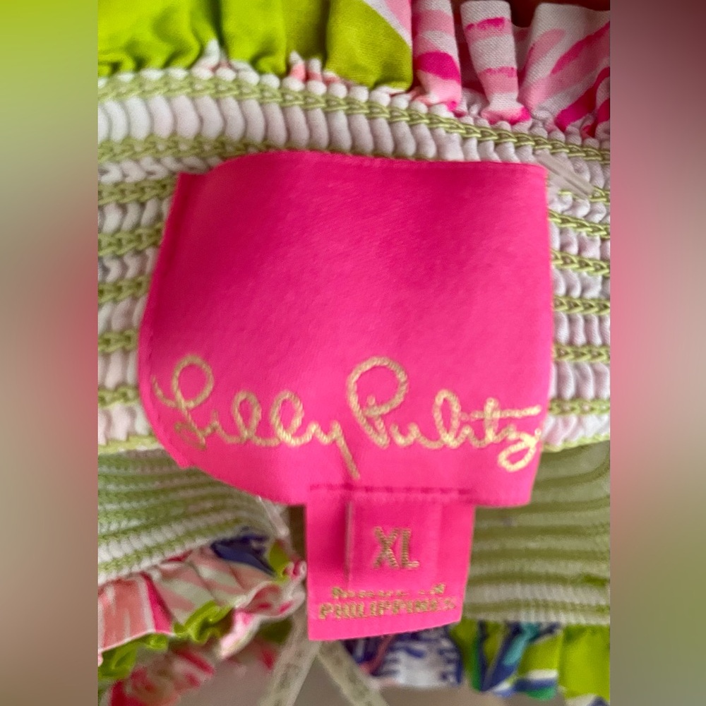 EUC - Lilly Pulitzer Rivera Midi Dress - Color: Matcha Green Boho Babe - Picture 4 of 5